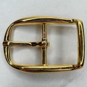 Vintage Gold Tone Simple Basic Belt Buckle for up to 1 Inch Belt